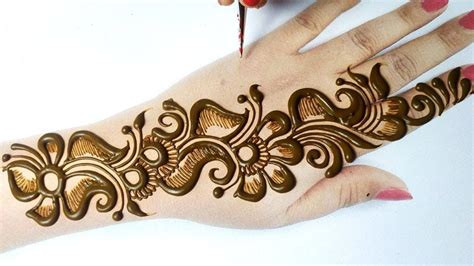 New Latest Arabic Mehndi Design For Front Hand K4 Fashion Henna