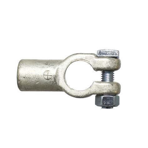 The positive terminal in most cases has a red cover and is connected to the post on the battery that is. Battery Terminal, Heavy Duty End Entry, Positive, Solder ...