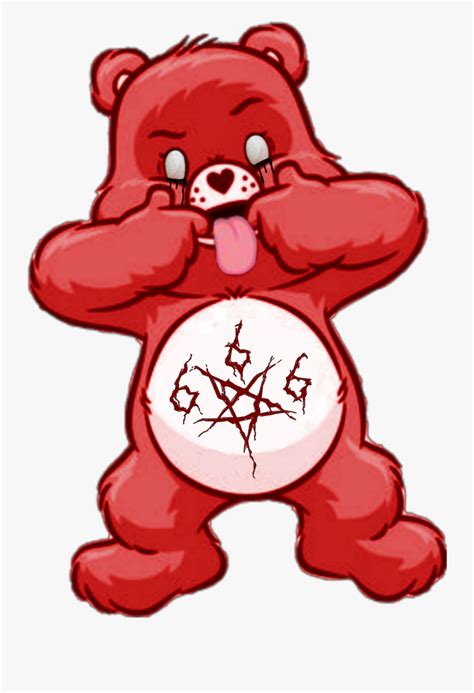 Carebears Aesthetic Grunge Edgy Trippy Rot Kidcore