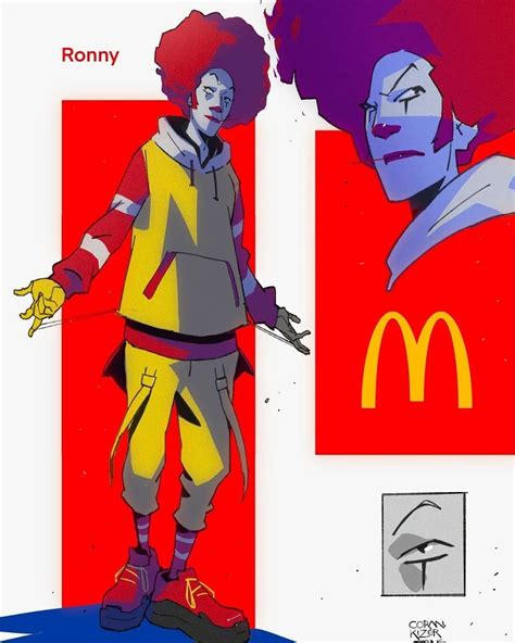 Fast Food Mascots Redesigned As Badass Animated Style Characters — Geektyrant