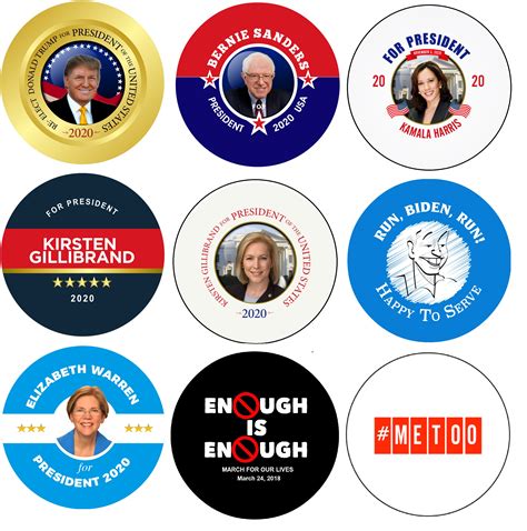 Political Campaign Buttons