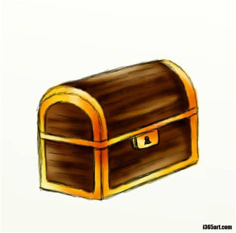 Treasure chest usually refers to How to Draw a Treasure Chest | FeltMagnet