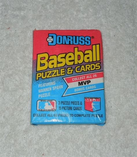 Some of my favorite designs from the past come from '89. Leaf Donruss - New, Unopened Pack Of Baseball Cards - 1989 ...