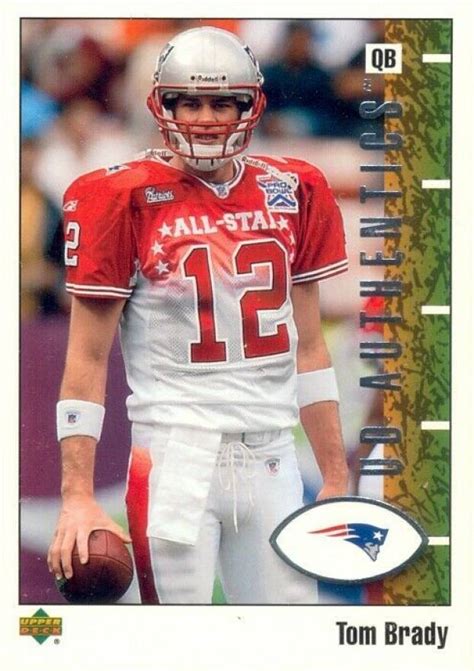 Not only did the football sell for more than $425,000, but a brady rookie card sold for $3.1 million, which makes it the most expensive. 2002 Upper Deck Authentics Tom Brady #52 Football - VCP Price Guide