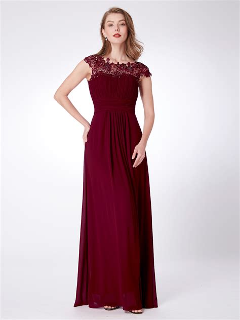 Ever Pretty Long Lace Wedding Bridesmaid Formal Evening Gown Prom Dress 09993 Ebay