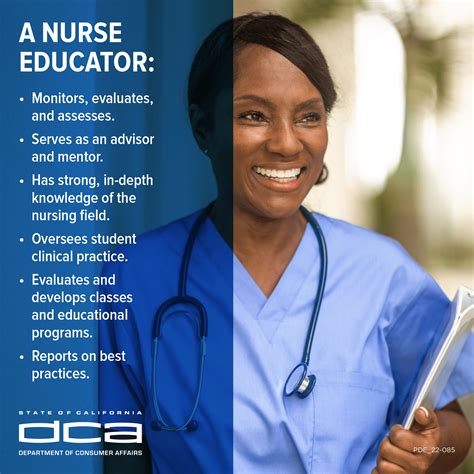 What Is A Nurse Educator Department Of Consumer Affairs