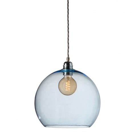 blue glass pendant lights glass designs