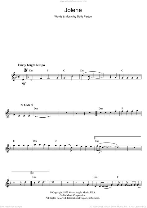 The irish rover sheet music, tin whistle notes and easy beginner piano keyboard notes by the pogues and the dubliners. Parton - Jolene sheet music for flute solo PDF-interactive
