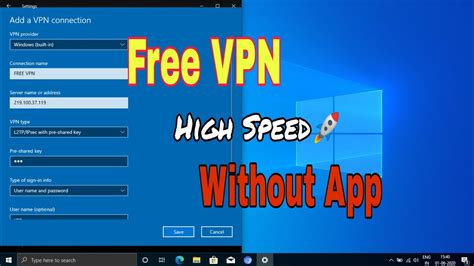 How To Use Vpn On Windows 10 In 2020 Without Any Software Youtube