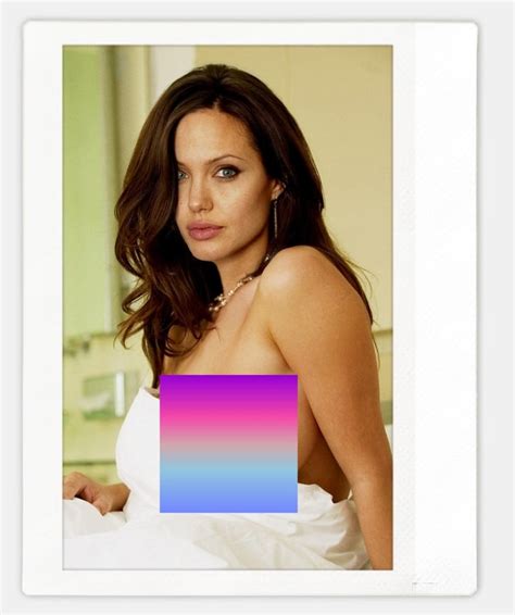 Instax Wide Polaroid Topless Nude Model Angelina Jolie Etsy Canada