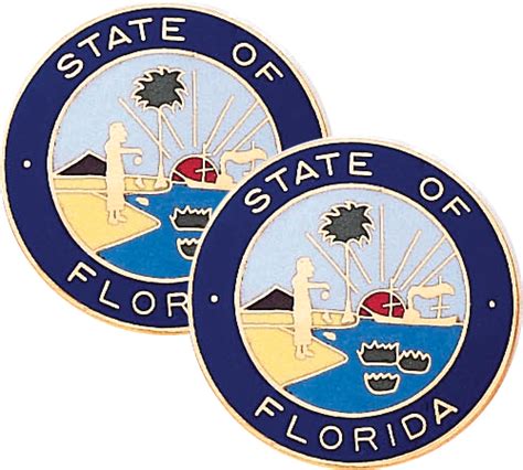 Florida State Seal Lapel Pins