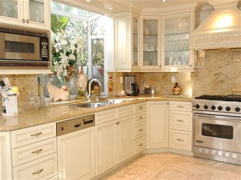 cream kitchen cabinets countertops ideas remodeling