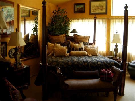 Beautiful bedroom with unique window treatment. 30 Romantic Master Bedroom Designs