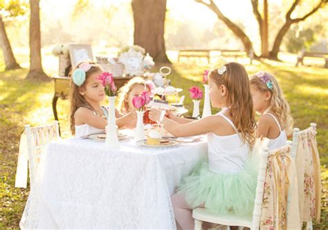 Fiesta salón de té para niñas CharHadas