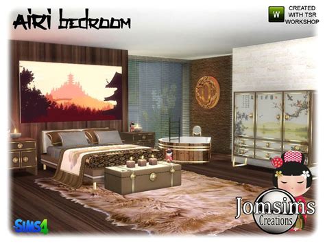Inspiration Asia Here Airi Bedroom Sims 4 Found In Tsr Category Sims 4