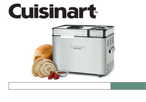The instruction manual as doubles up as a recipe booklet. Cuisinart Bread Maker CBK-200C User Guide | ManualsOnline.com