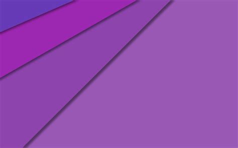 Download Wallpapers 4k Material Design Violet Geometric Shapes