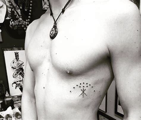 Circassian Tattoo Çerkes Dövmesi Twelve Stars And Three Arrows On