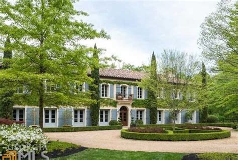 525 Million French Country Inspired Mansion In Atlanta Ga Homes Of