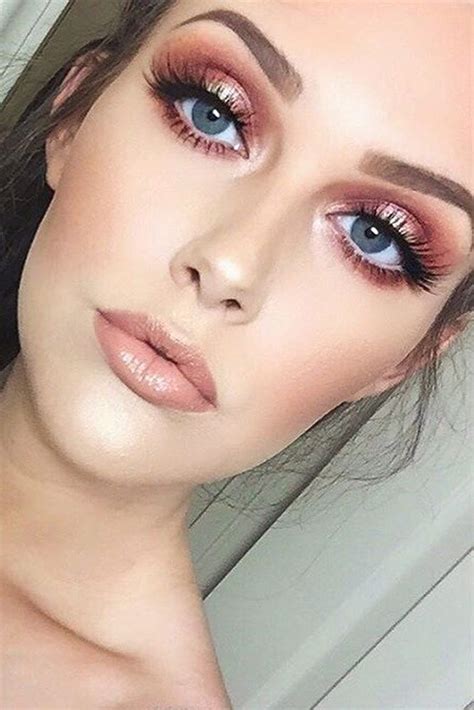45 Top Rose Gold Makeup Ideas To Look Like A Goddess Gold Makeup Looks Rose Gold Makeup Looks