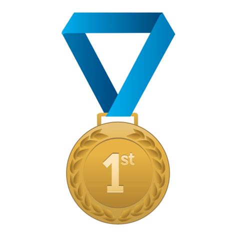 First Place Gold Medal Transparent Png And Svg Vector File