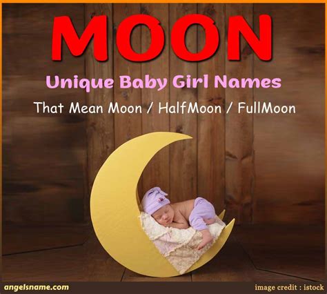 Top 300 Baby Girl Names That Mean Moon