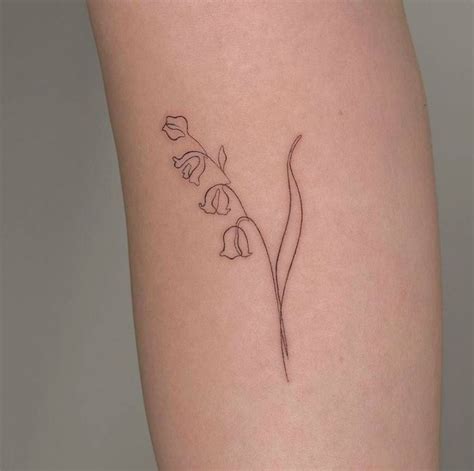 290 Best Lily Of The Valley Tattoo Designs With Meanings 2022