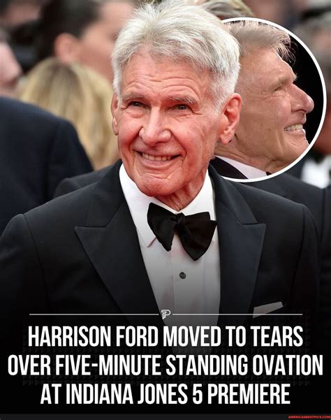 The Crowd At The Cannes Film Festival Gave Harrison Ford A Five