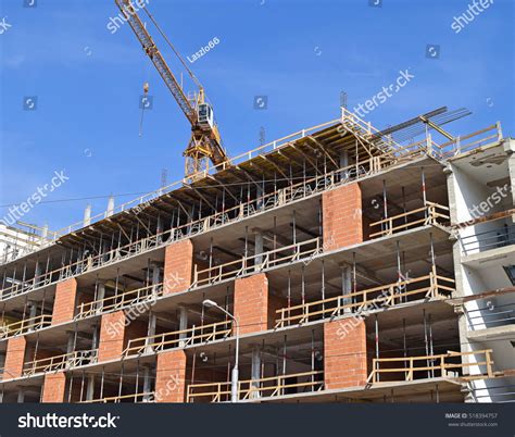 Construction Of A New Office Building Stock Photo 518394757 Shutterstock