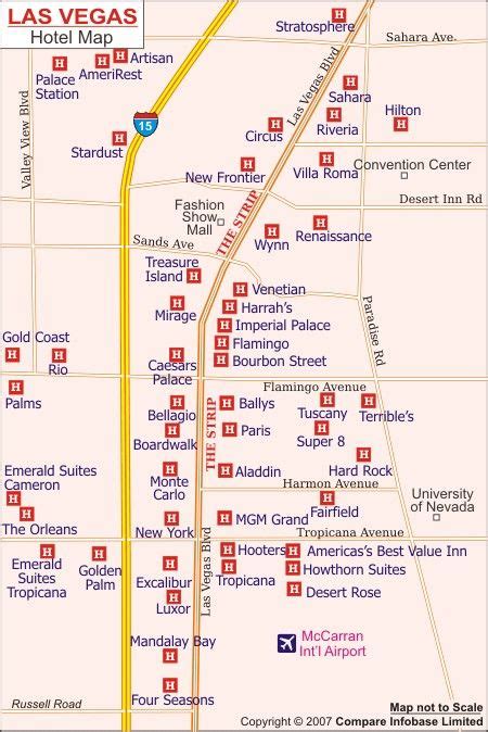 Las Vegas Strip Map Artofit