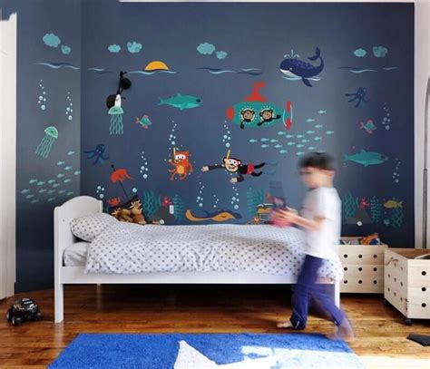Under The Sea Wall Decals For Kids Boys Wall Decor Kid Room Decor