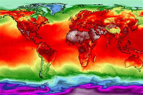 Satellite Images Show Record Heatwaves Around The Globe