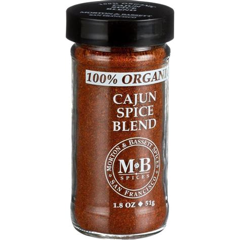morton and bassett 100 organic seasoning cajun spice blend 1 8 oz case of 3 cajun spice
