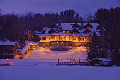 Winter Weekend Getaway At The Lake Placid Lodge Downtown Magazine