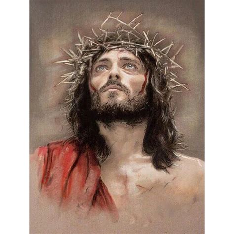 5d Diamond Painting Jesus Crowned With Thorns Amazello Diamond