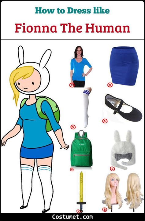 fionna the human adenture time costume for cosplay and halloween