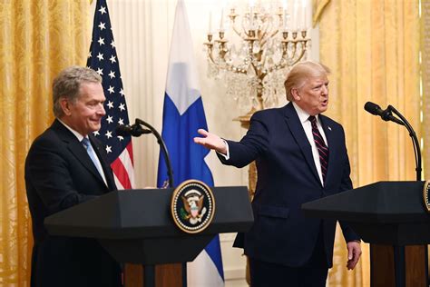 Trump Goes Off The Rails In Testy Press Conference With President Of Finland
