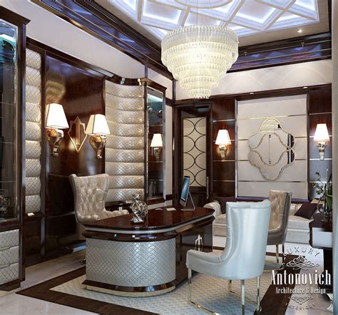 Office Interior From Luxury Antonovich Design By Luxury Antonovich