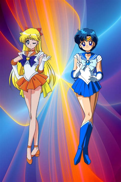 Sailor Venus And Mercury Sailor Moon Crystal Sailor Mercury Sailor Moon