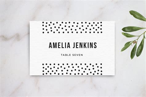 Wedding Table Name Card Template | Card Templates ~ Creative Market