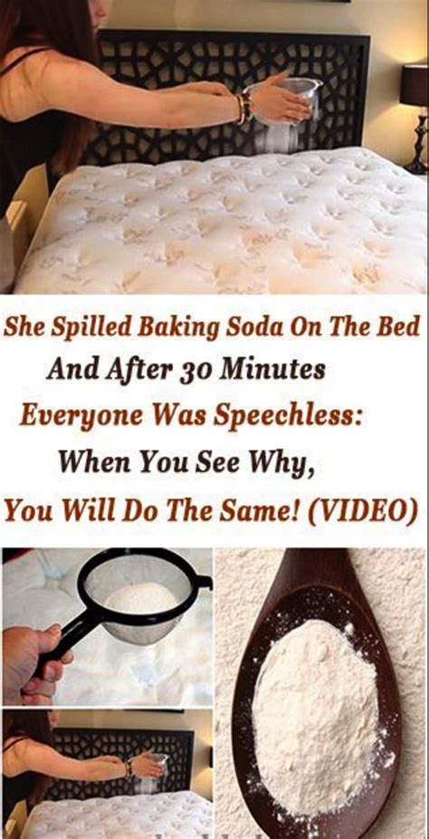 Use Baking Soda To Clean Your Mattress Video Baking Soda Cleaning Cleaning Hacks