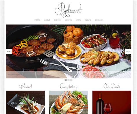 Browse the best free business, portfolio, and blog html5 responsive website templates. 25+ Restaurant & Cafe HTML Website Templates Free & Premium