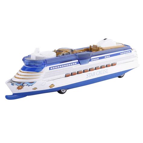 Buy Forart Ship Toy Die Cast Metal Cruise Ship Model Colorful Ocean