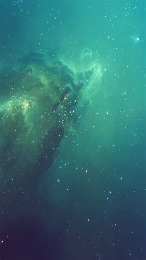 Free Download Green Starry Space Iphone 6 6 Plus And Iphone 54