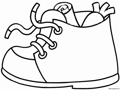 Kleur Print Schoen Tekening englshsitm