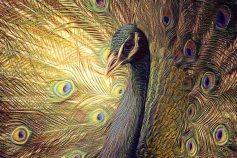 Golden Peacock Photograph By Joyce Baldassarre Fine Art America