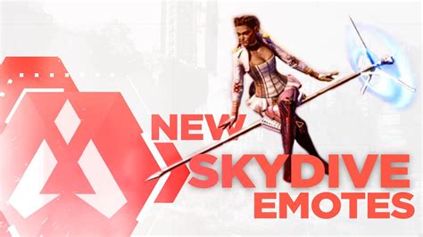 All New Skydive Emotes In Apex Legends Season 5 Youtube