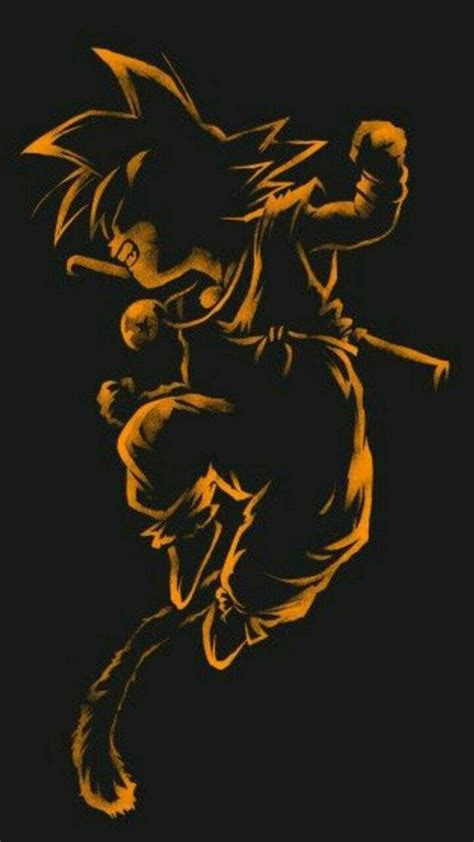 Goku Silhouette Wallpaper Dragon Ball Art Goku Dragon Ball Painting