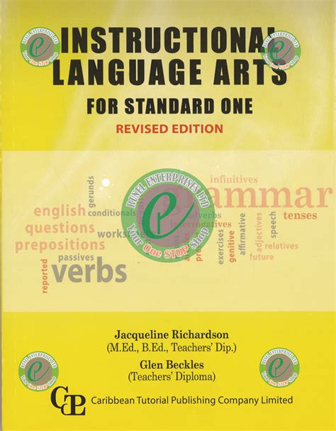 Instructional English Language Arts For Primary Schools Std 1