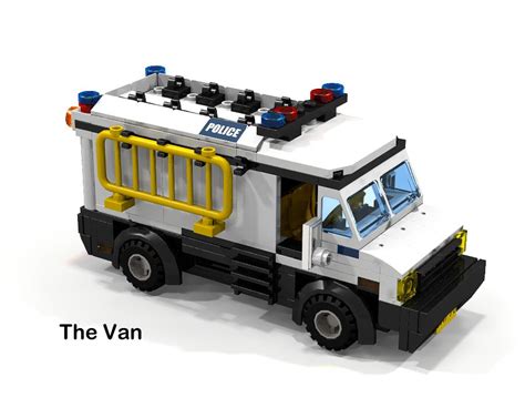 Lego City Police Investigation Team Laboratory And Van Lego City